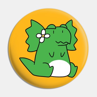 Cute Flower Dilophosaurus Pin