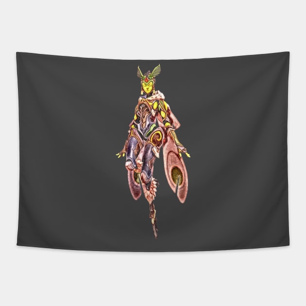 Overwatch Echo Moth Skin Tapestry by Green_Shirts