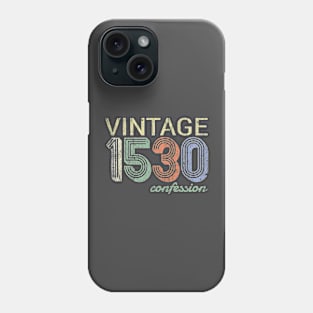 Vintage 1530 Confession Phone Case