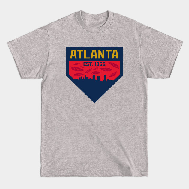 Disover Atlanta Home Plate Skyline - Atlanta - T-Shirt