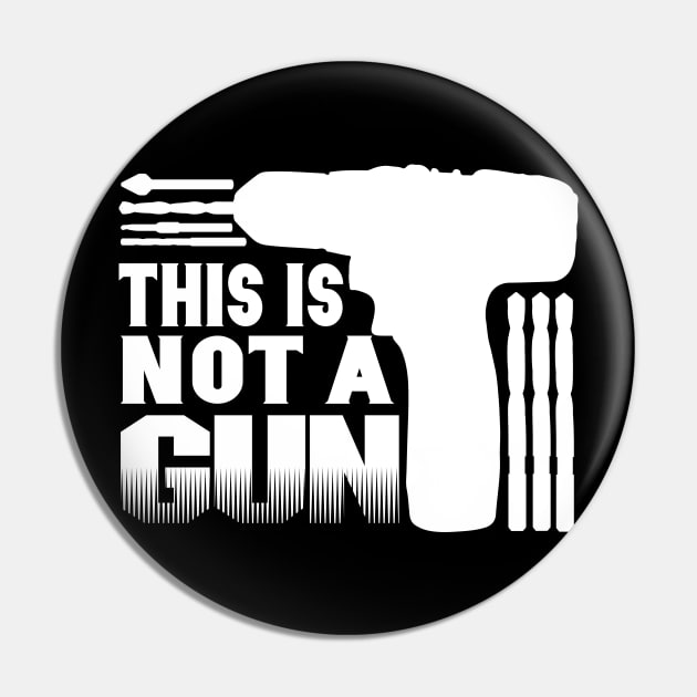 This is not a GUN Pin by HassibDesign