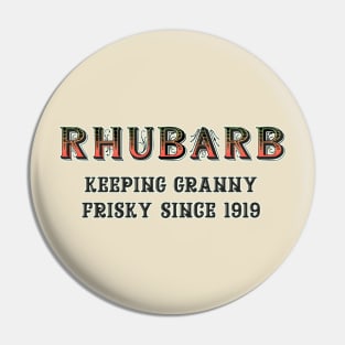 Rhubarb #4 Pin