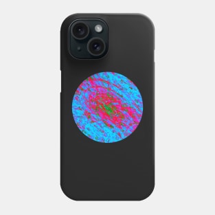 Abstract Fractal Wave Spiral Galaxy Rose Red Purple Blue marbled Pattern Swirl Natural Flow Phone Case