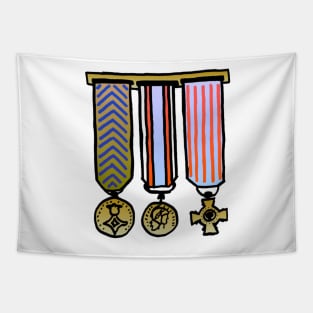 Military medals Tapestry