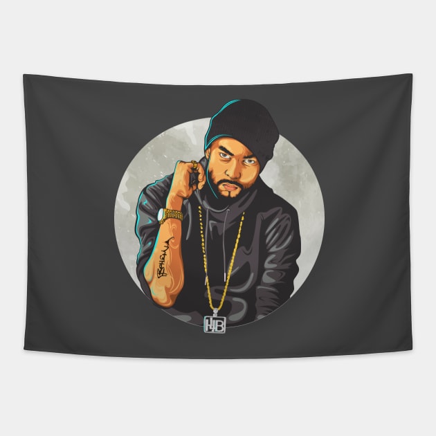 Bohemia The Punjabi RAP STAR Tapestry by Harsimran_sain