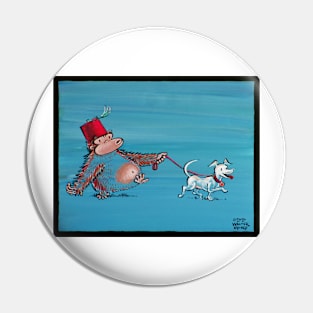 Fez Ape Walking Pup. Pin