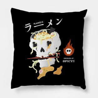 Cool Skull Spicy Ramen Pillow