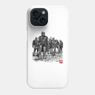 Seven sumi e Phone Case