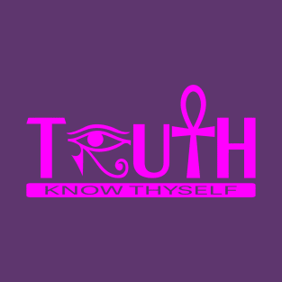 Truth Know Thyself Ankh T-Shirt