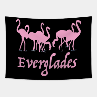 Everglades Flamingos Tapestry