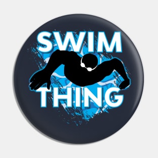 Swim Pool Swim Thing Pin