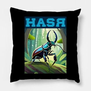 Stag Beetle (Design 1) Pillow