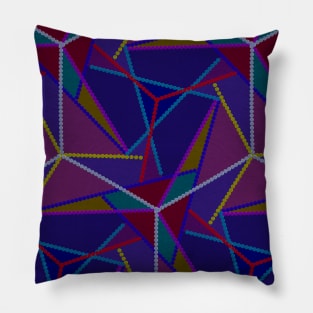 Geometric Dot Art Pillow