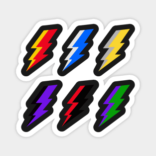 Avengers Lightning Bolt Sticker Pack Magnet