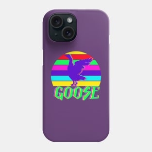 GOOSE 80s Neon Retro Vintage Sunset Phone Case