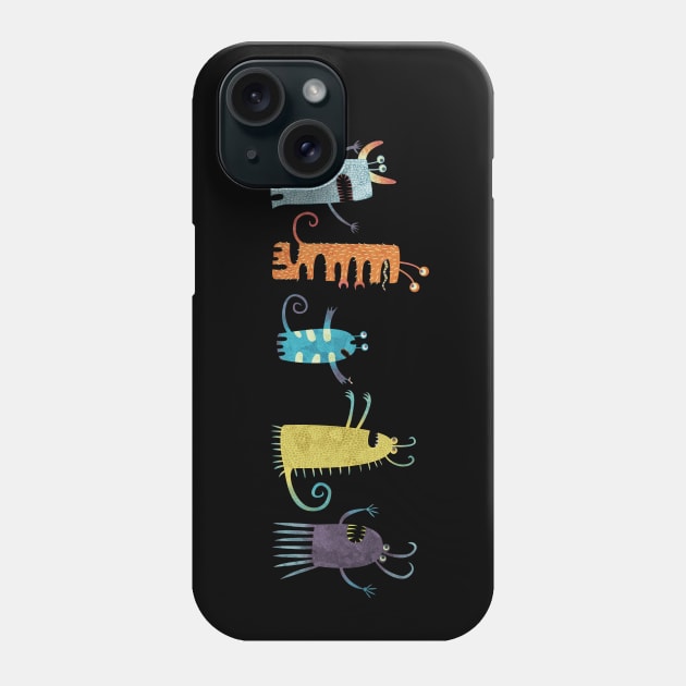 Secretly Vegetarian Monsters Phone Case by NicSquirrell