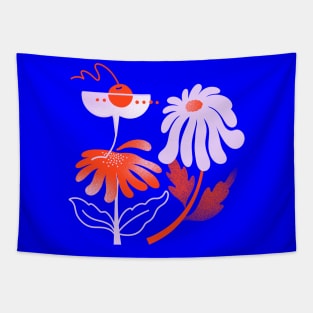 Cocktail Flowers Tapestry