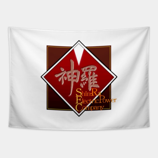 Shinra Electric Power Company Tapestry by Gamers Utopia