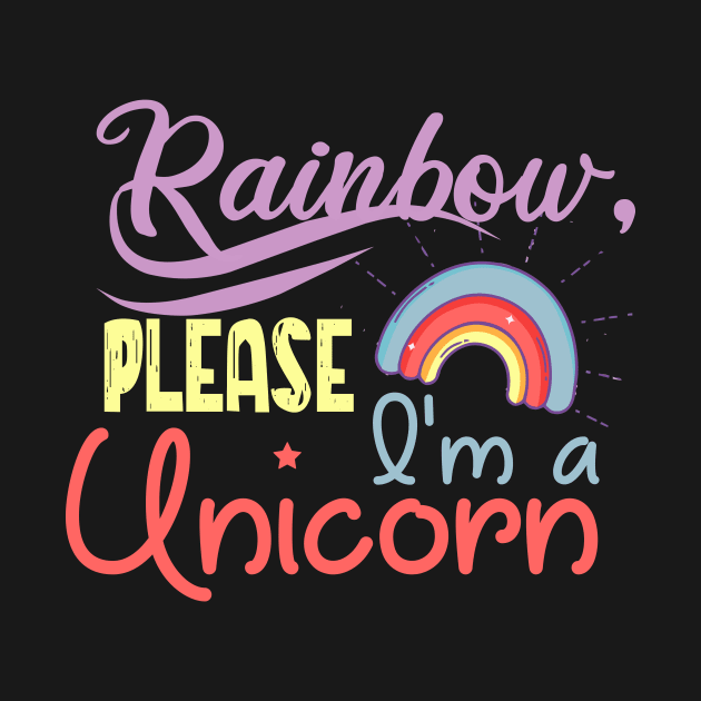 Rainbow Unicorn Quote by Imutobi