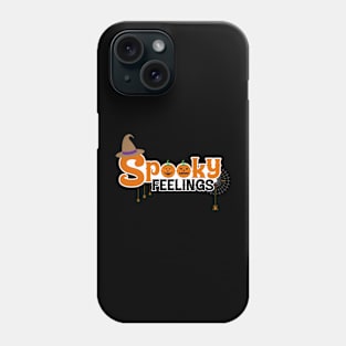 Spooky feelings - Halloween night (black) Phone Case