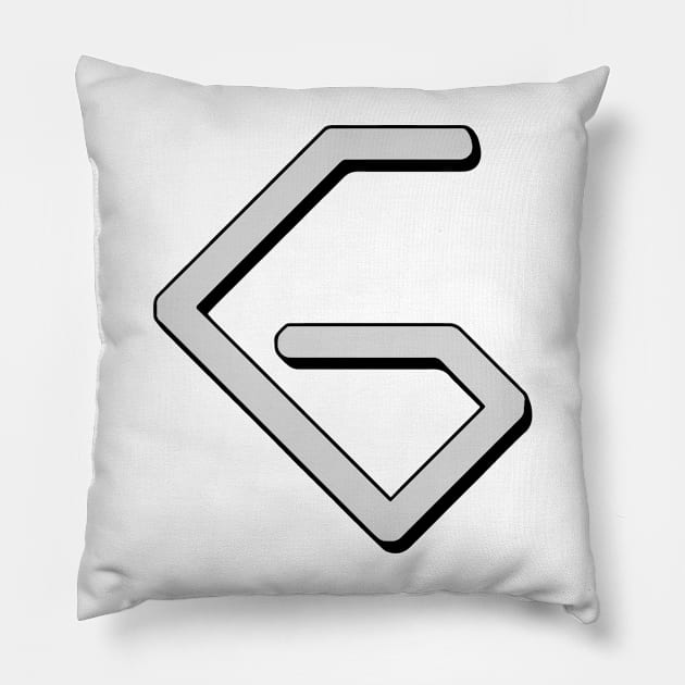 George Lovers Pillow by EleganceSpace