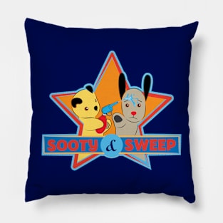 Sooty & Sweep Cartoon Water Sprayer Pillow