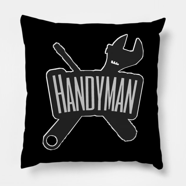 Handyman, new 2022 design Pillow by Magination