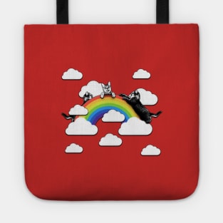 Rainbow cats Tote