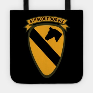 41st  Scout Dog Platoon 1st Cav wo Txt Tote