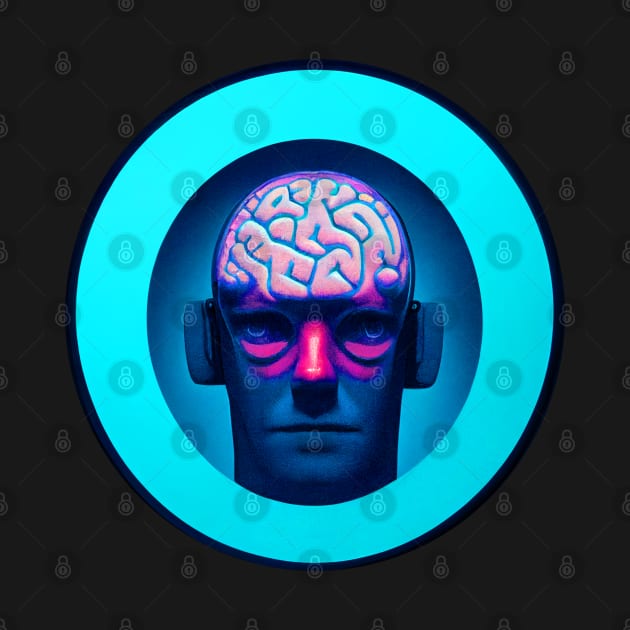 A brainiac - an android with his brain visible by Pikantz