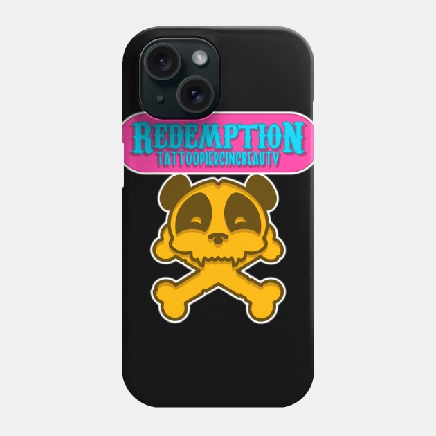 Redemption Panda Skull Phone Case by mellobunni