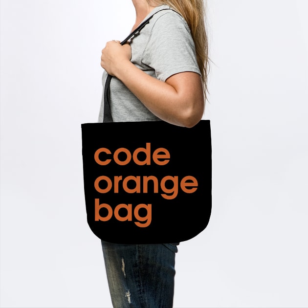 Code Orange Bag by AlwaysHalloweenShop