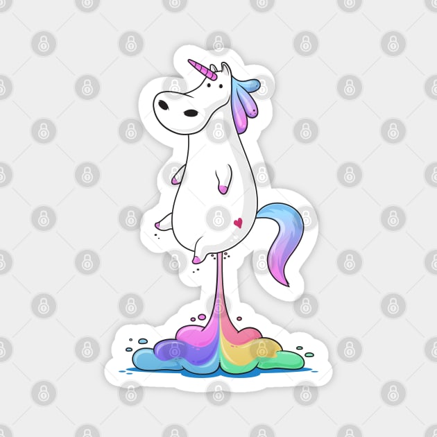 Unicorn Fart Magnet by zoljo