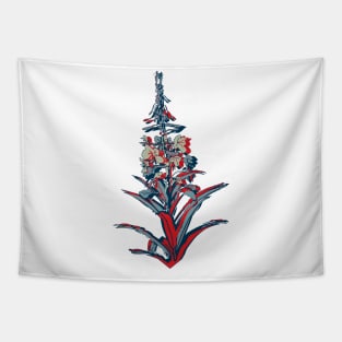 Patriotic Fireweed Tapestry