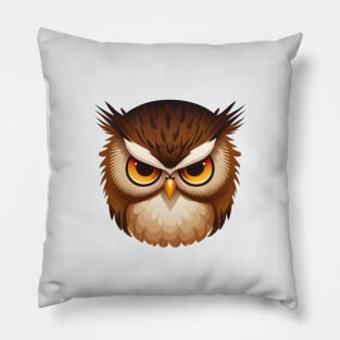 Angry Owl Pillow