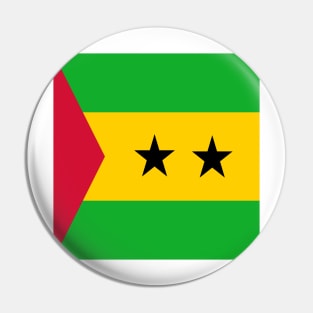 Sao Tome and Principe flag Pin