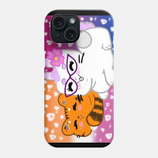 Bitty and Iggy pride flags Phone Case
