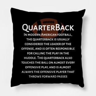 QuarterBack American Football Pillow