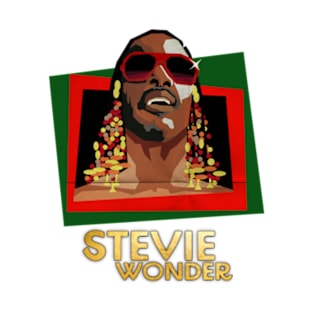 stevie wonder retro 2 version T-Shirt