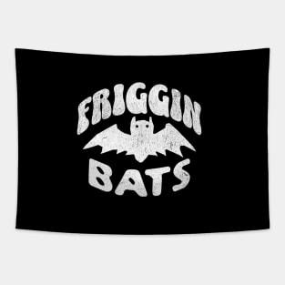 Friggin Bats Halloween Funny Spooky Viral Meme Tapestry