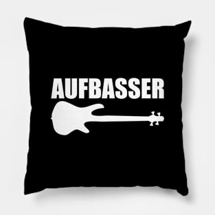 AUFBASSER funny bassist gift Pillow