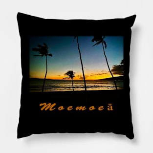 Dreamy Maui Beach Sunset Pillow