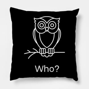 Owl Fun Design Pillow