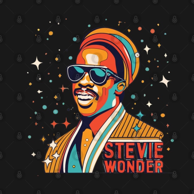 Stevie Wonder WPAP Limit Color by Aldrvnd