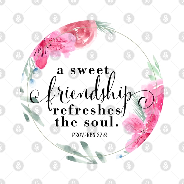 Watercolor A sweet friendship refreshes the soul by Harpleydesign