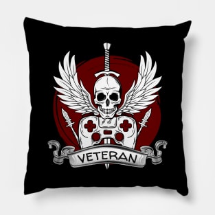 veteran - gamer Pillow