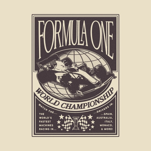 Vintage F1 Graphic by Abaan