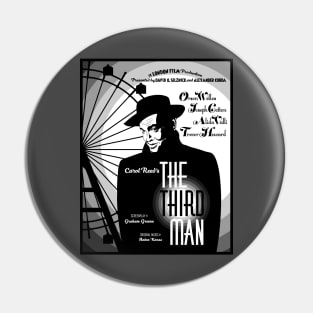 The Third Man Poster (V1) (Orson Welles) Pin