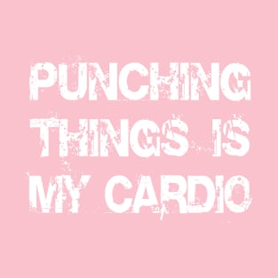 Punching Thins Is My Cardio Boxing Gym T-Shirt