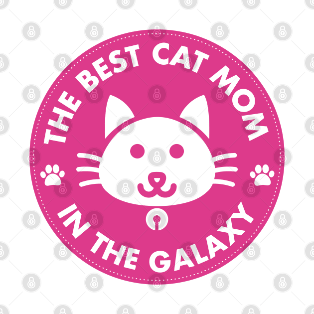 The Best Cat Mom in The Galaxy Pink by Cinestore Merch